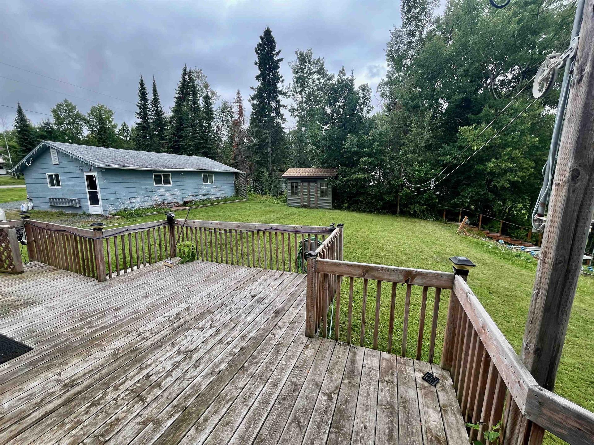 206 Mcmillan Crescent, Dryden, ON - Outdoor With Deck Patio Veranda With Backyard With Exterior