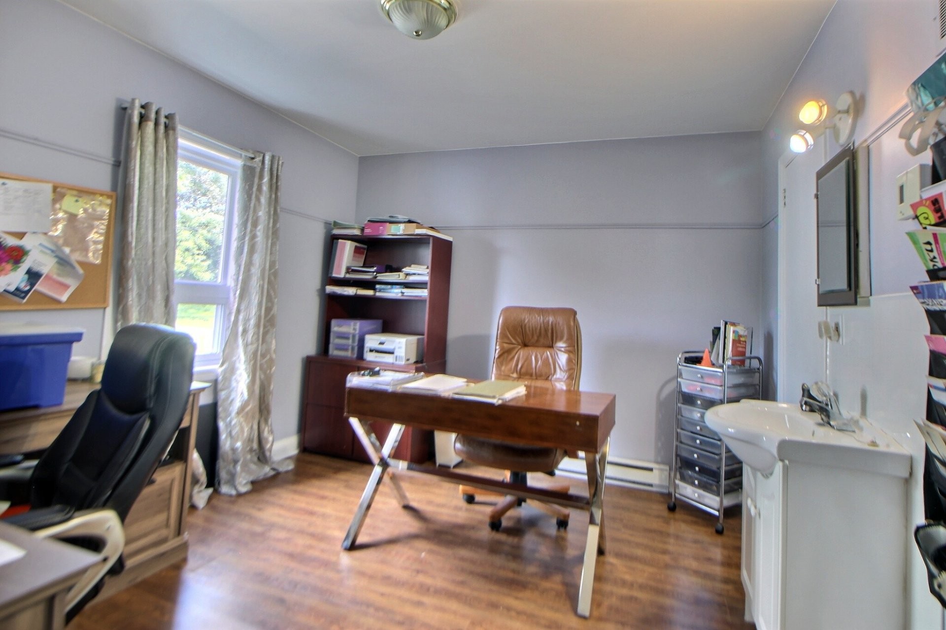 Chambre à coucher - 91 4E Avenue O., Amos, QC - Indoor Photo Showing Office