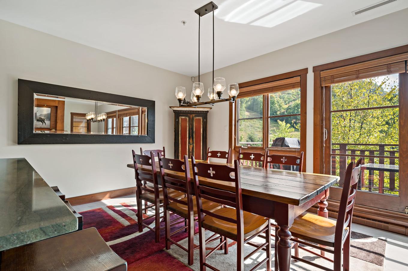 Dining room - 6-1520 Ch. Du Versant-Soleil, Mont-Tremblant, QC - Indoor Photo Showing Dining Room