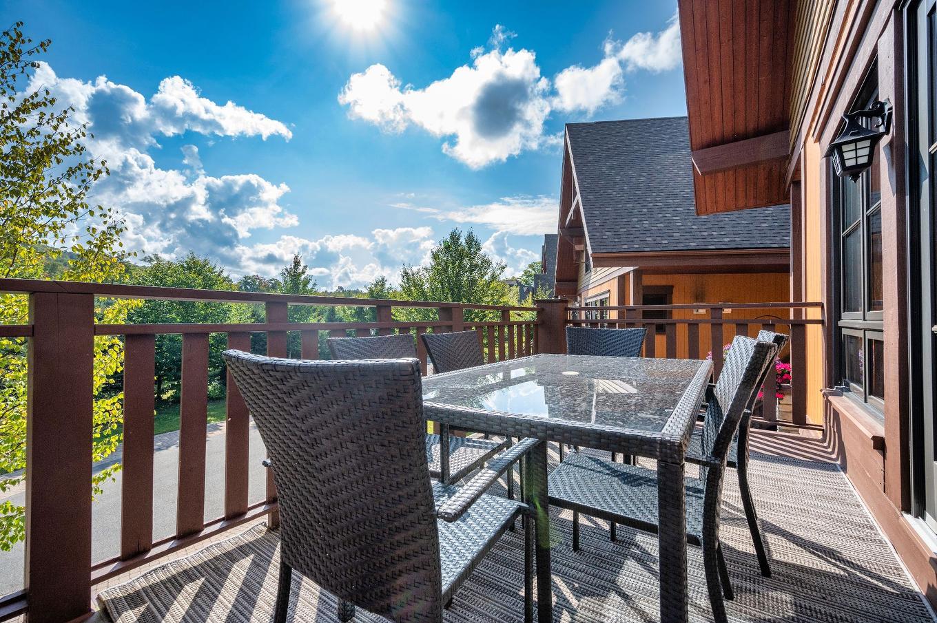 Balcony - 6-1520 Ch. Du Versant-Soleil, Mont-Tremblant, QC - Outdoor With Exterior