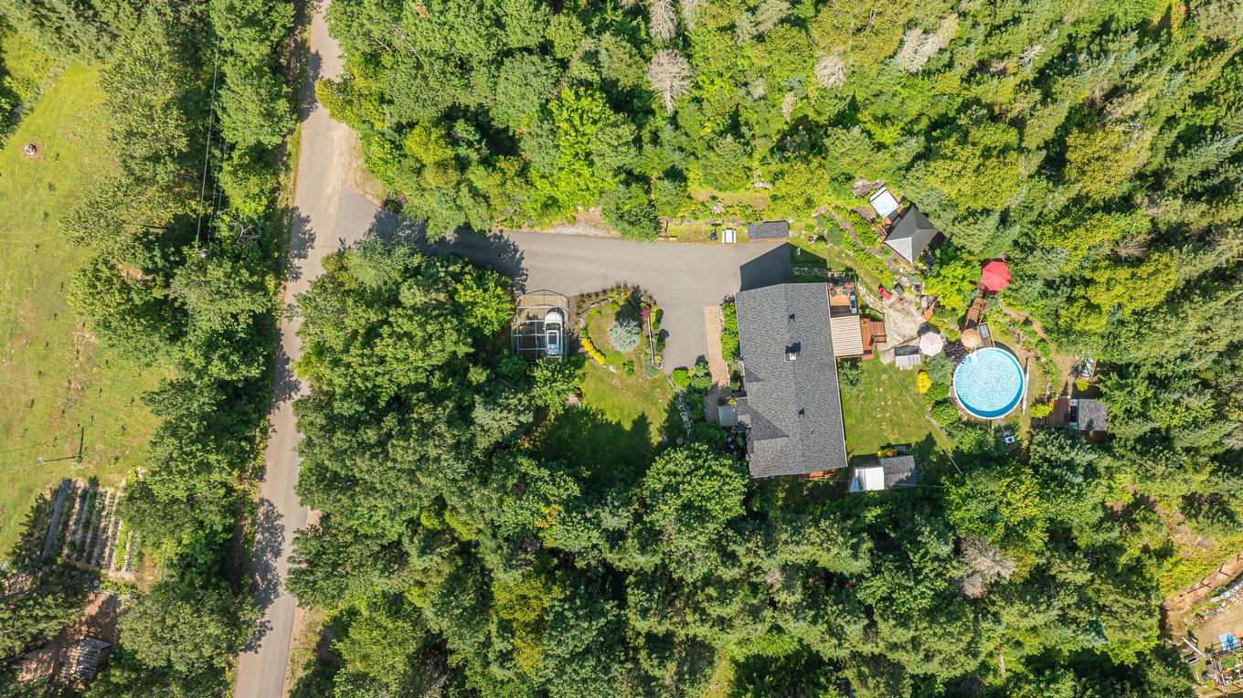Aerial photo - 1566 Rue Monette, Val-David, QC - Outdoor With View