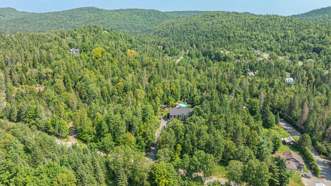 Aerial photo - 1566 Rue Monette, Val-David, QC - Outdoor With View