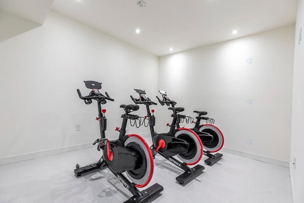 Salle d'exercice - 2002-360 Rue Mayor, Montréal (Ville-Marie), QC - Indoor Photo Showing Gym Room