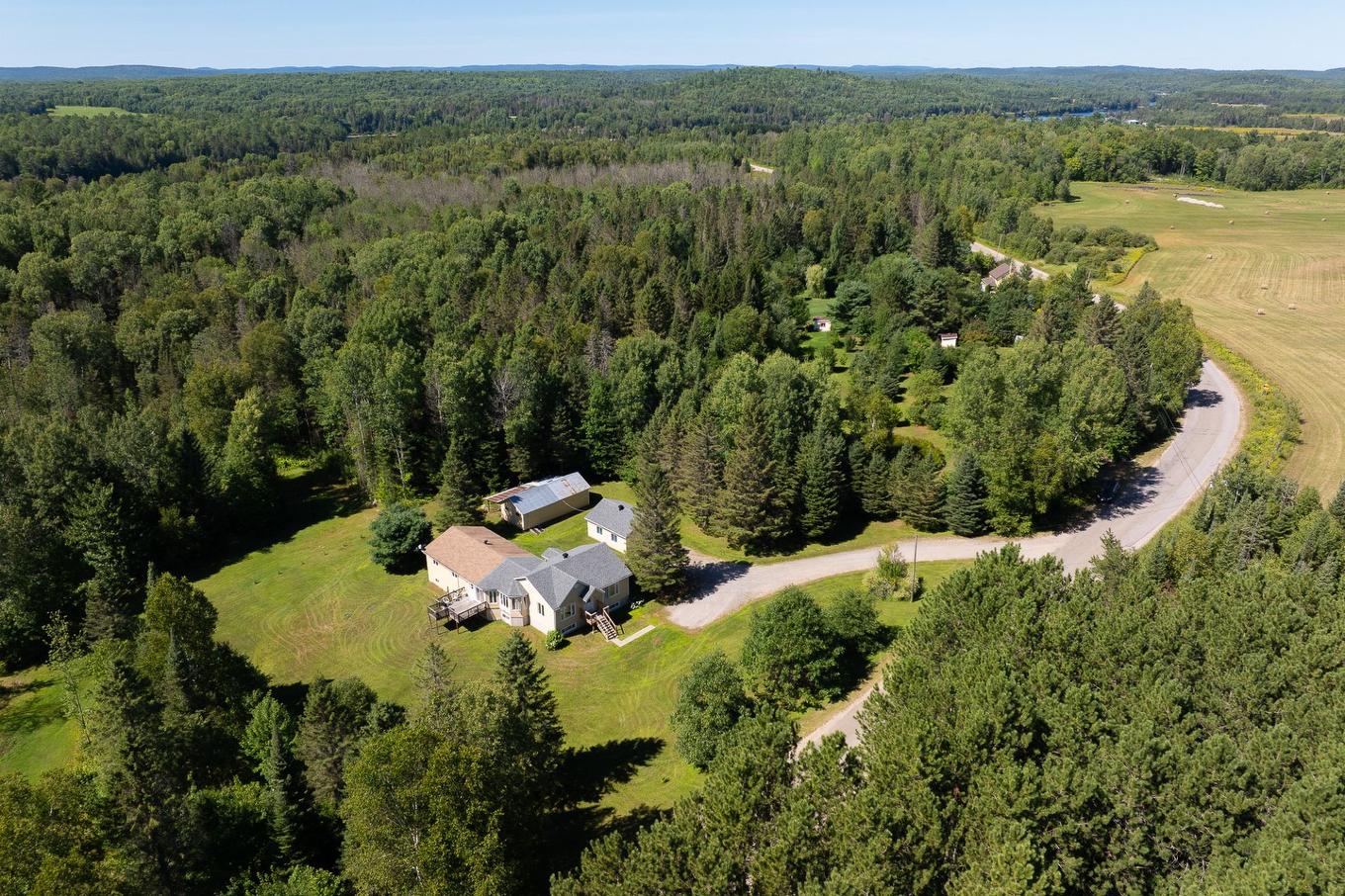 Photo aérienne - 54 Ch. Du Pont-Rouge, Grand-Remous, QC - Outdoor With View