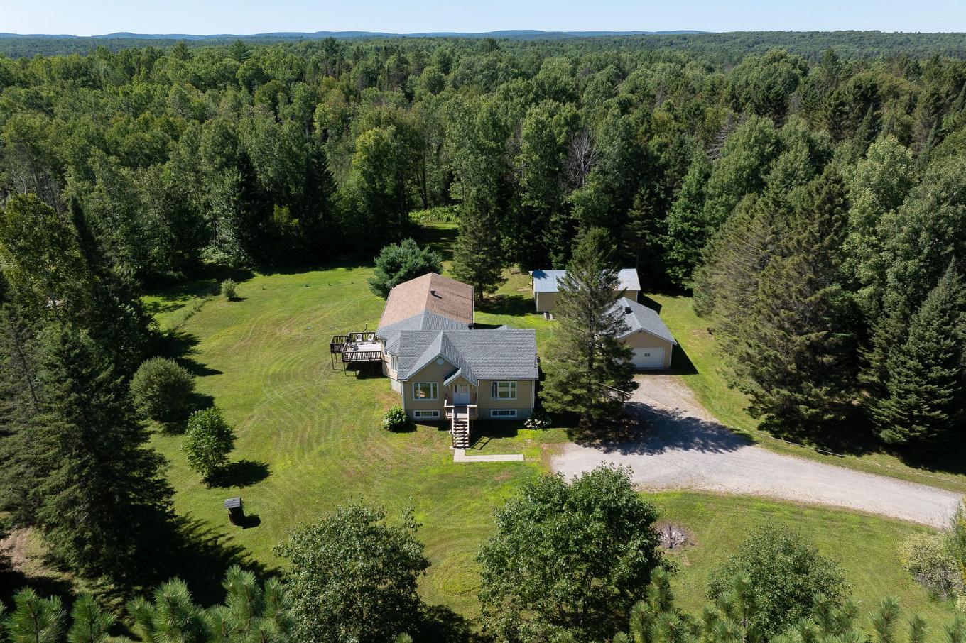 Photo aérienne - 54 Ch. Du Pont-Rouge, Grand-Remous, QC - Outdoor With View