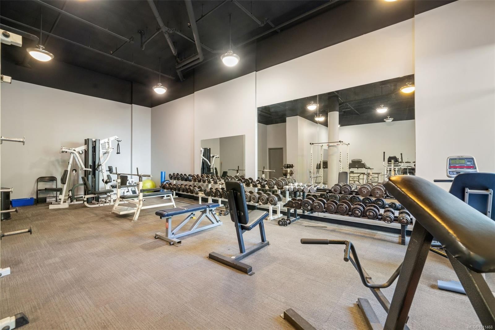 210-845 Yates St, Victoria, BC - Indoor Photo Showing Gym Room