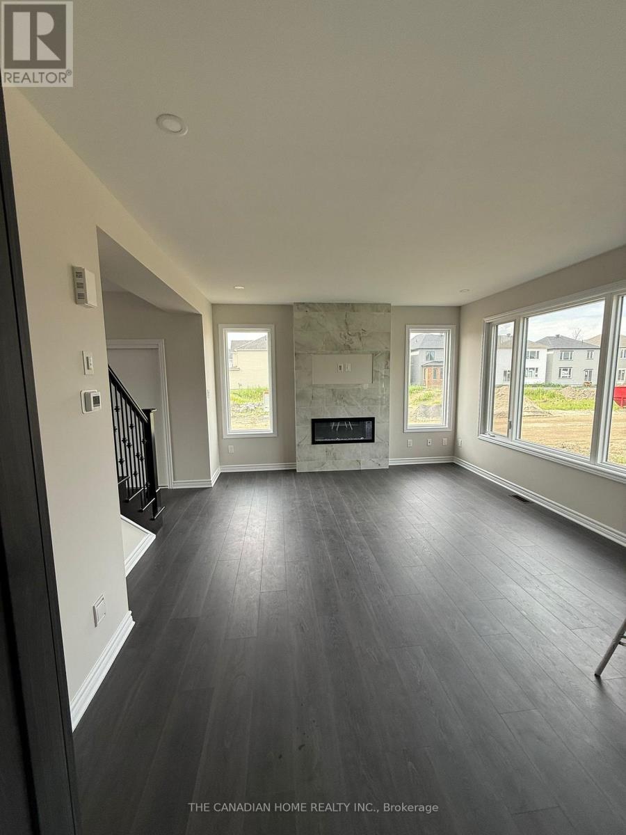 808 Anemone Mews, Ottawa, ON - Indoor Photo Showing Living Room With Fireplace