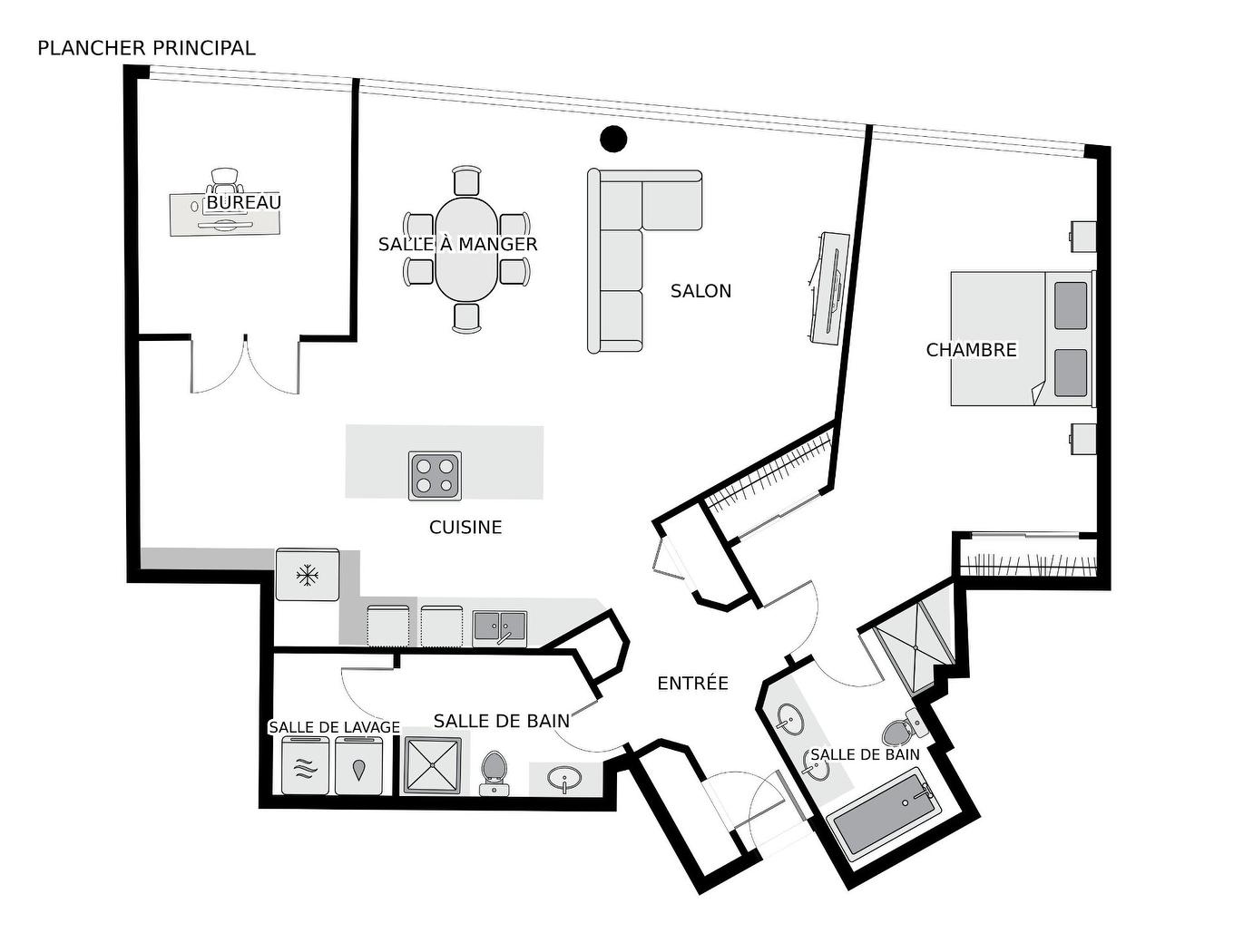 Drawing (sketch) - 511-4450 Prom. Paton, Laval (Chomedey), QC - Other