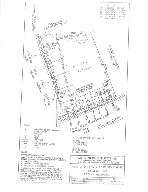 Parcel H-00 Main Road, Bristol'S Hope, NL