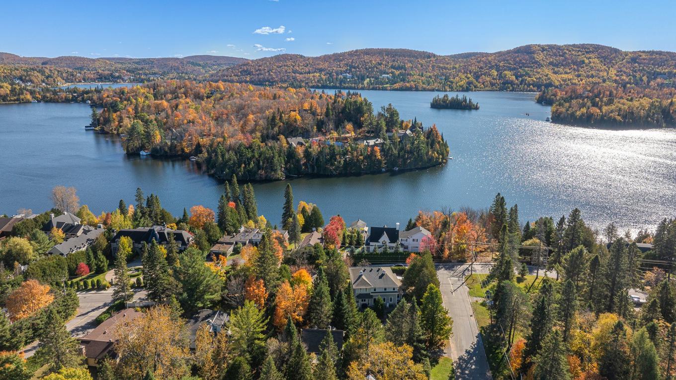 Aerial photo - 169 Ch. Du Tour-Du-Lac, Sainte-Agathe-Des-Monts, QC - Outdoor With Body Of Water With View