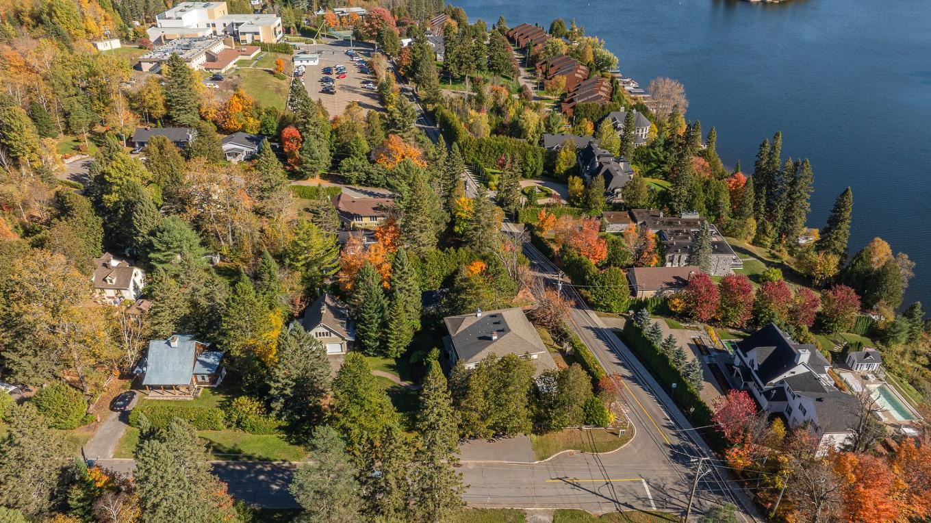 Aerial photo - 169 Ch. Du Tour-Du-Lac, Sainte-Agathe-Des-Monts, QC - Outdoor With Body Of Water With View