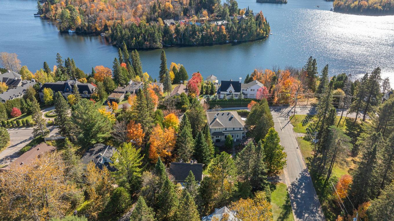 Aerial photo - 169 Ch. Du Tour-Du-Lac, Sainte-Agathe-Des-Monts, QC - Outdoor With Body Of Water With View