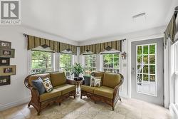 sun room with access to side deck -