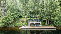 private in-town property on the Muskoka River -