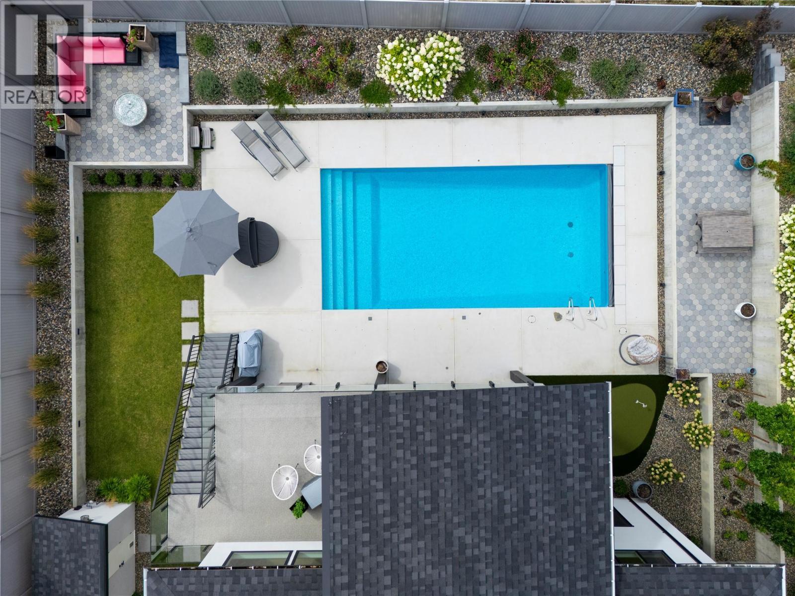 640 Mt. Ida Crescent, Coldstream, BC - Outdoor With In Ground Pool