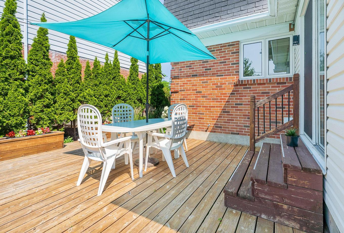 Patio - 66 Rue Park Ridge, Kirkland, QC - Outdoor With Deck Patio Veranda With Exterior
