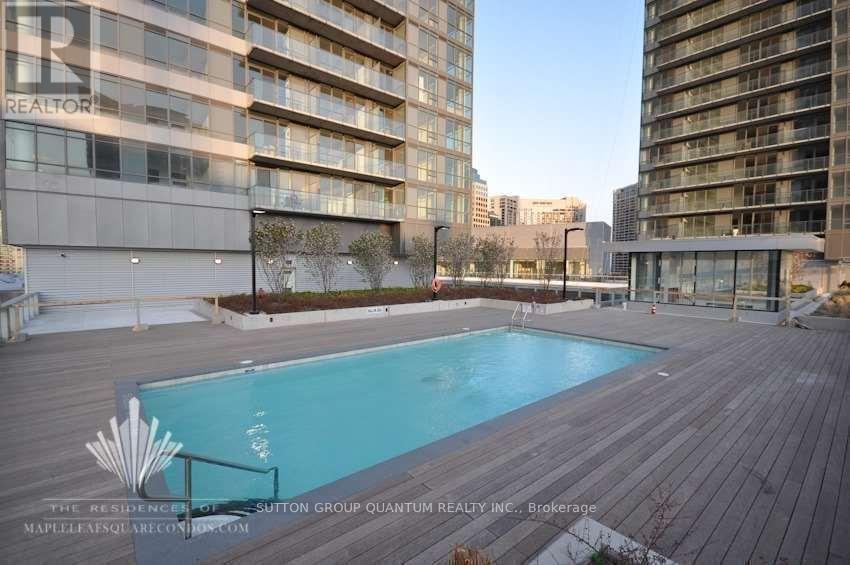 4608 - 65 Bremner Boulevard, Toronto, ON - Outdoor With In Ground Pool