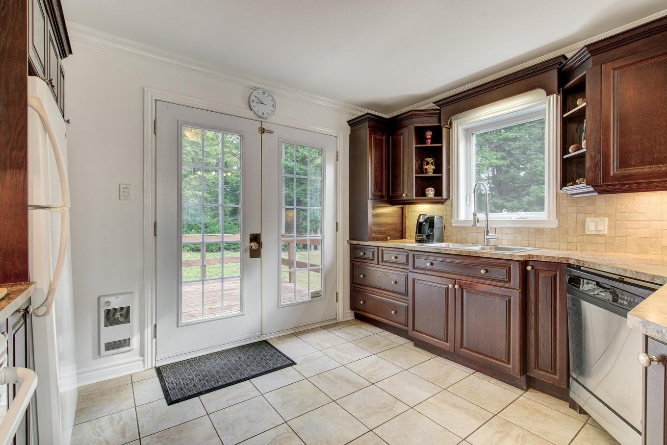 Kitchen - 159 Ch. Scott, Gore, QC - Indoor Photo Showing Kitchen With Double Sink