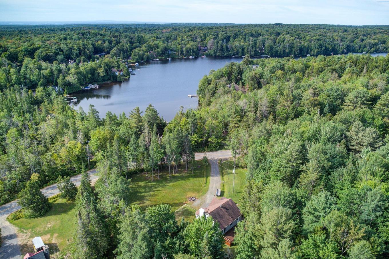 Aerial photo - 159 Ch. Scott, Gore, QC - Outdoor With Body Of Water With View