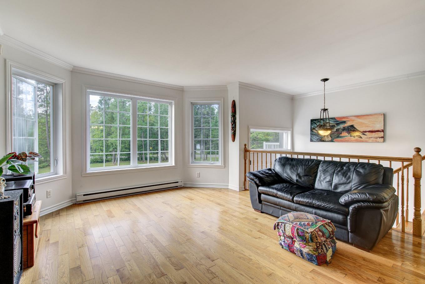 Living room - 159 Ch. Scott, Gore, QC - Indoor Photo Showing Living Room