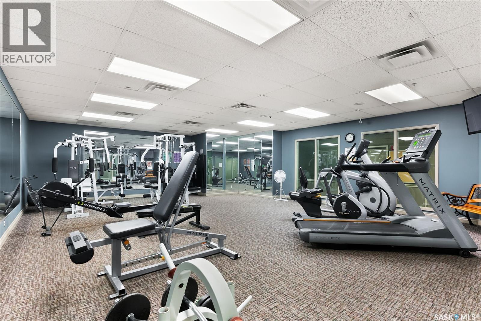 1201 1867 Hamilton Street, Regina, SK - Indoor Photo Showing Gym Room