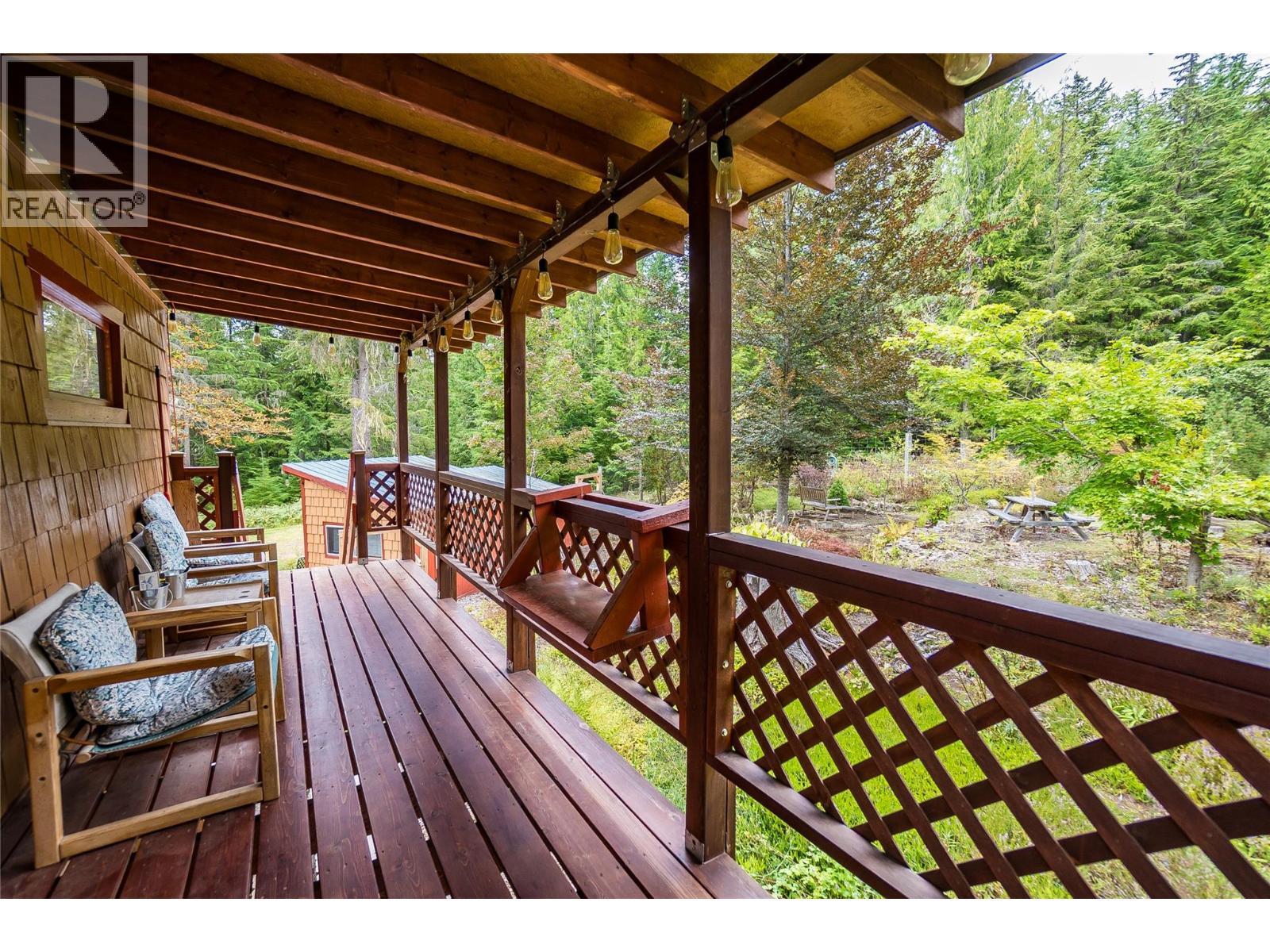 8780 Martens Road, Slocan, BC - Outdoor With Deck Patio Veranda With Exterior