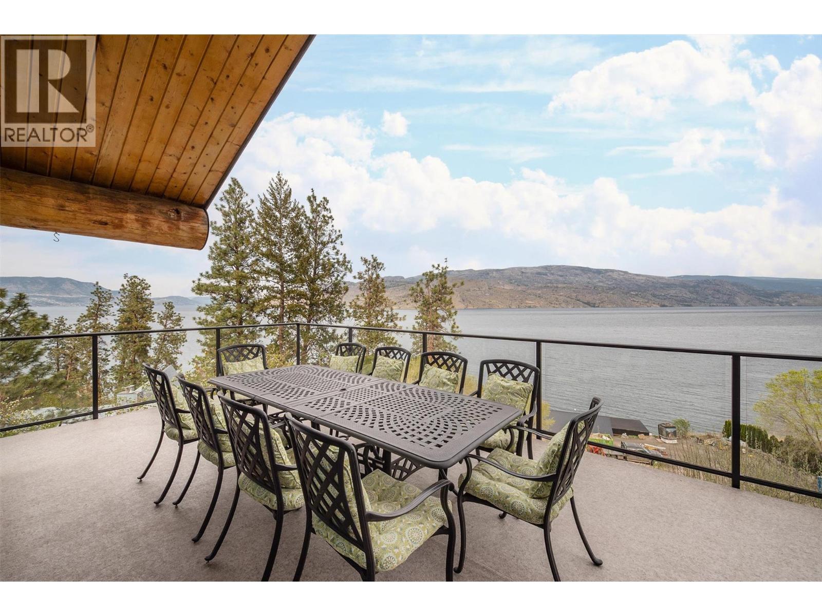 7172 Brent Road, Peachland, BC - Outdoor With Body Of Water With Deck Patio Veranda With View