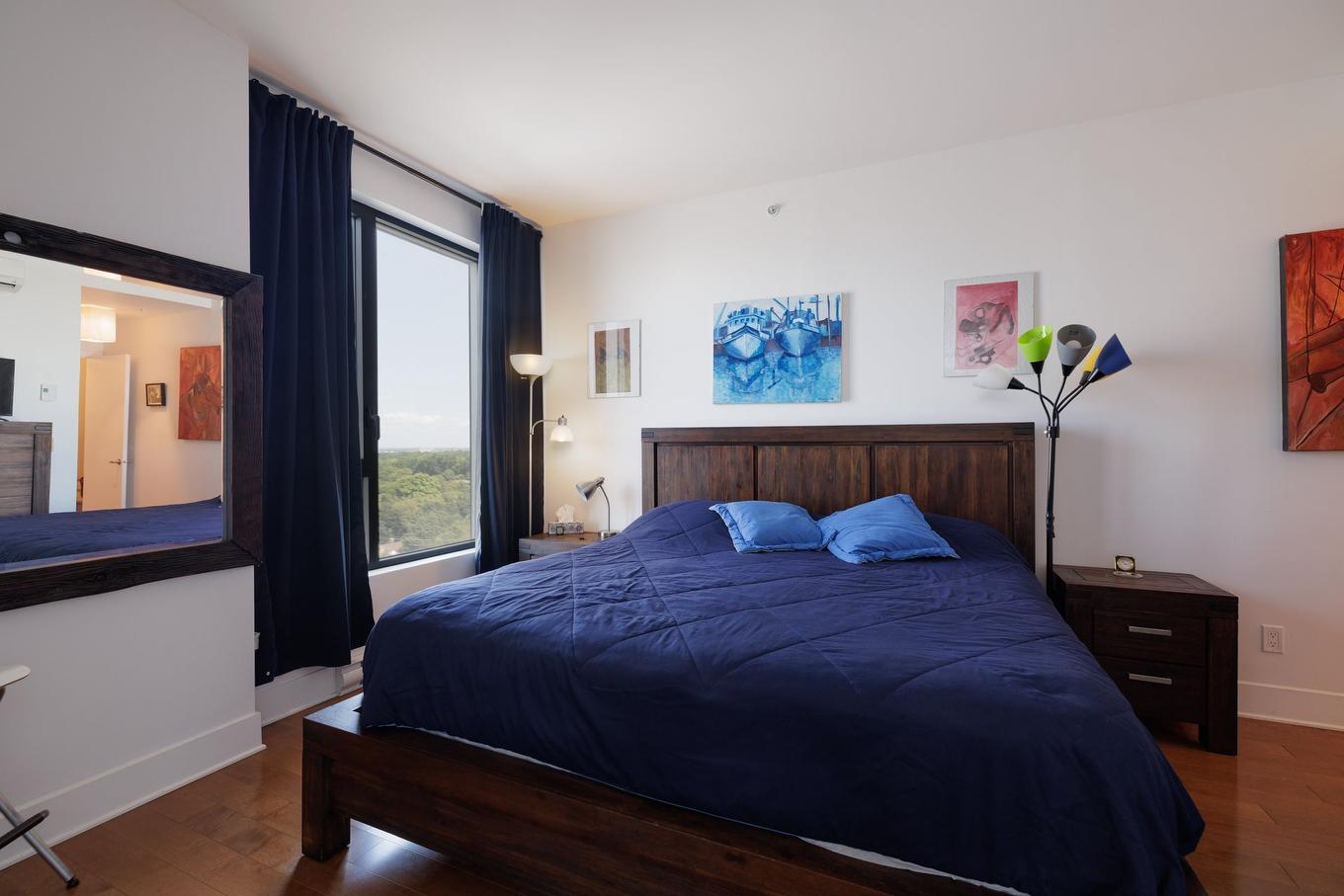 Chambre à coucher principale - Ph1001-4239 Rue Jean-Talon O., Montréal (Côte-Des-Neiges/Notre-Dame-De-Grâce), QC - Indoor Photo Showing Bedroom