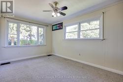 Oversized windows in the main flr primary bedroom -