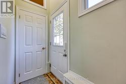 Mudroom & Exterior door to backyard -