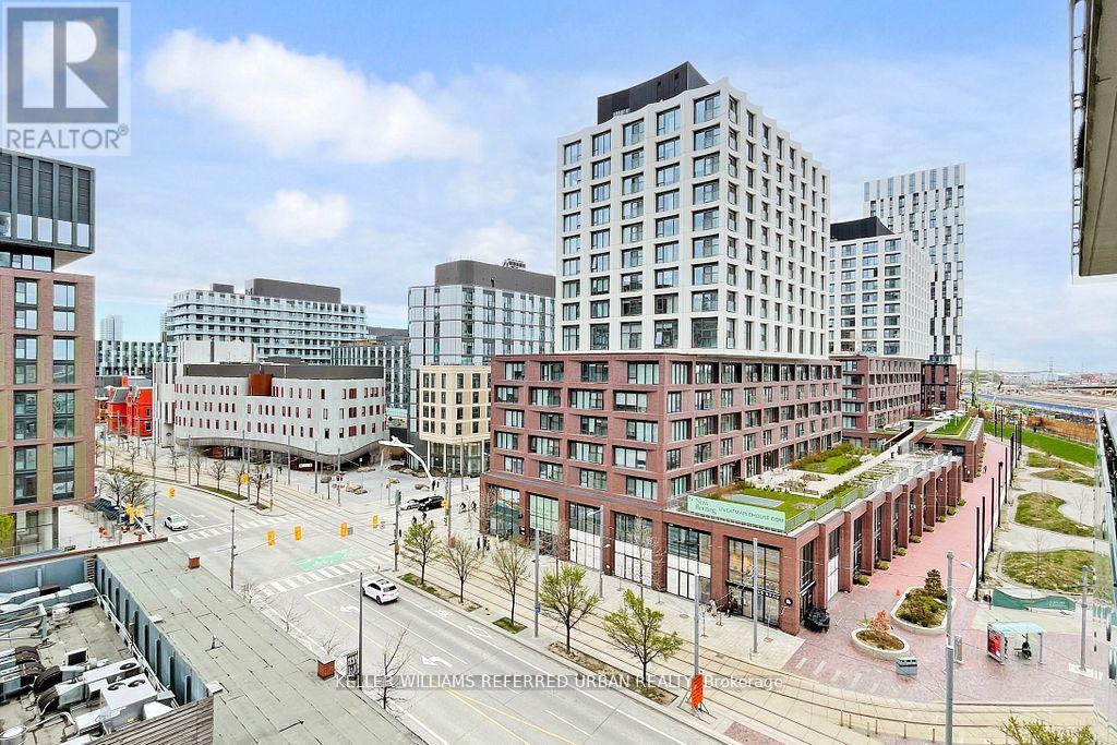 604 - 390 Cherry Street, Toronto, ON - Outdoor With Facade