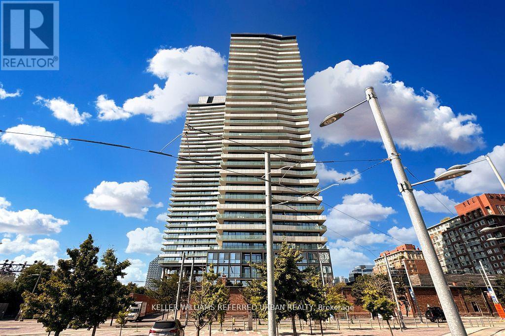 604 - 390 Cherry Street, Toronto, ON - Outdoor With Facade