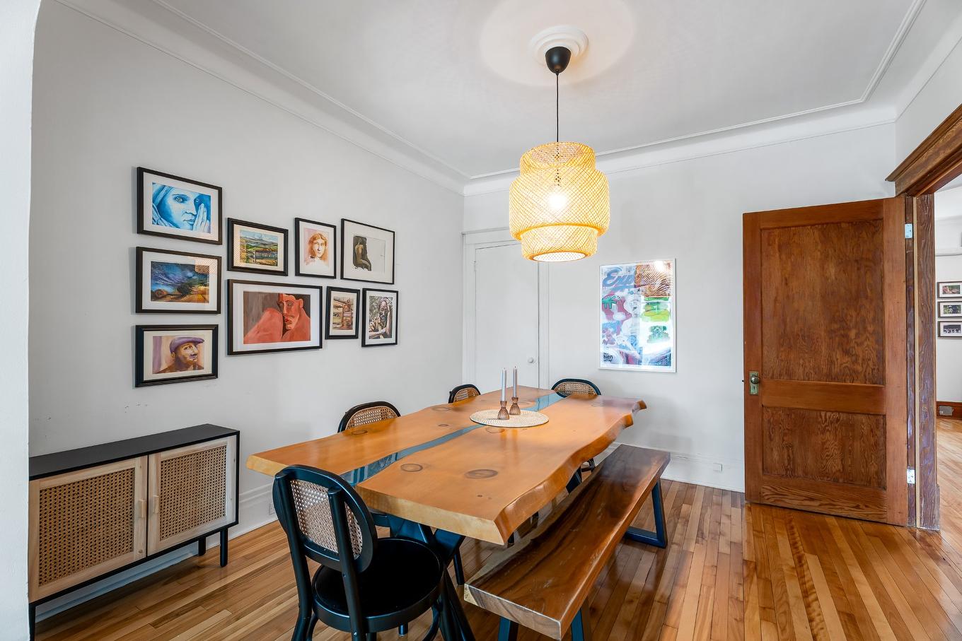 Salle à manger - 7332 Av. Christophe-Colomb, Montréal (Villeray/Saint-Michel/Parc-Extension), QC - Indoor Photo Showing Dining Room