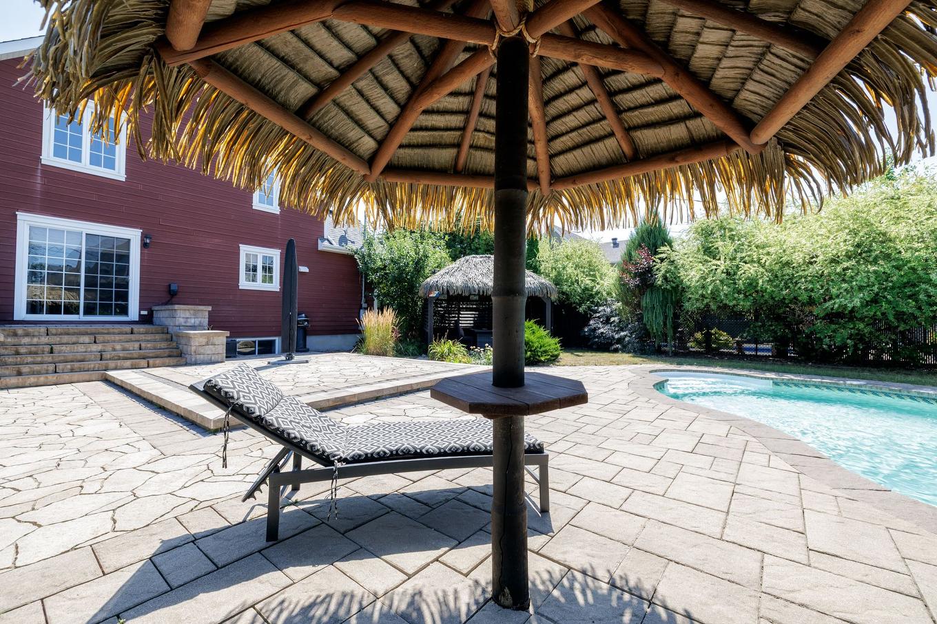 Backyard - 1 Rue Antoine-Couillard, Mercier, QC - Outdoor With In Ground Pool