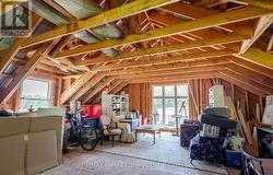 Loft in garage, extra storage -