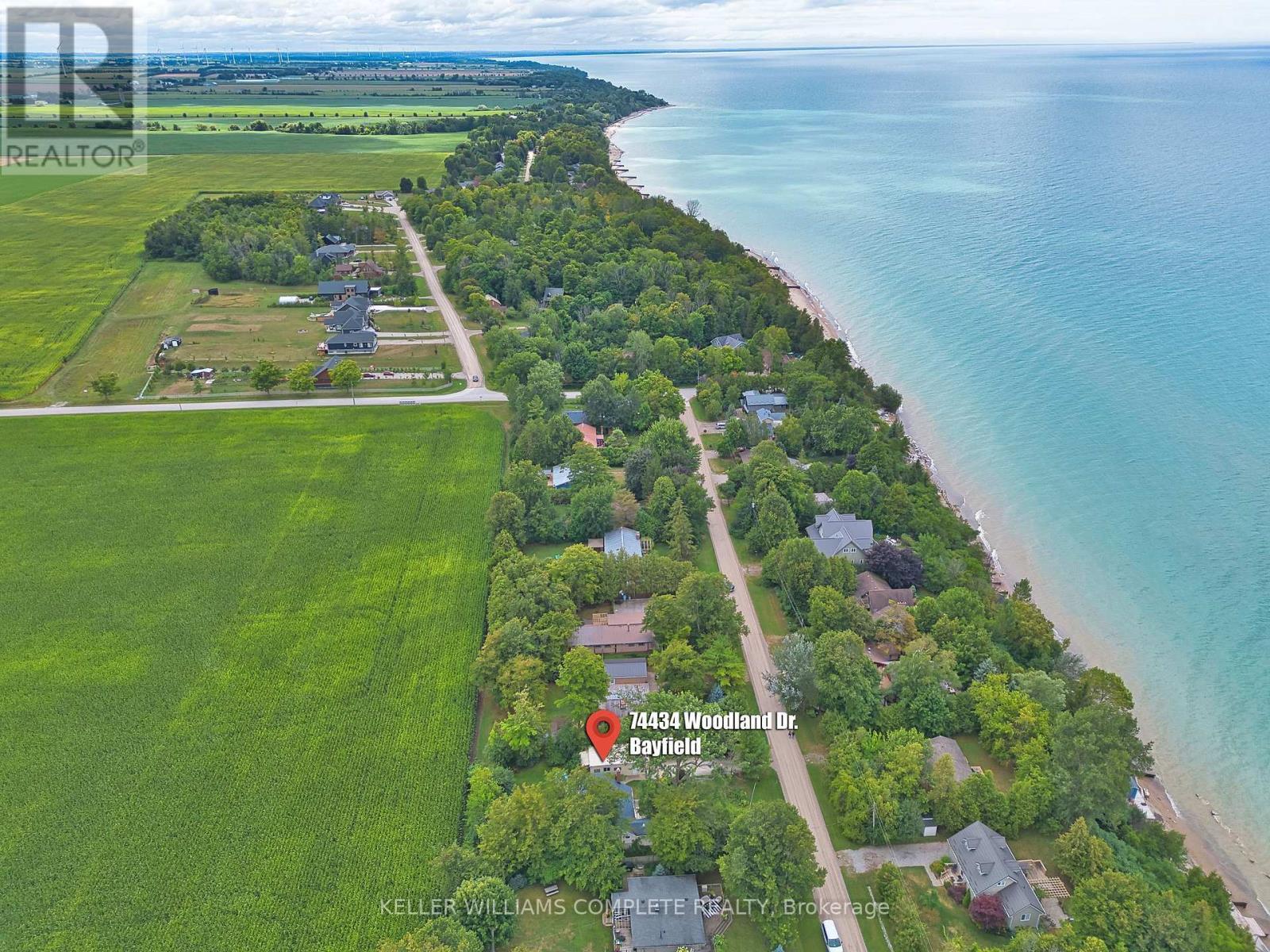 74434 Woodland Drive, Bluewater, ON - Outdoor With Body Of Water With View