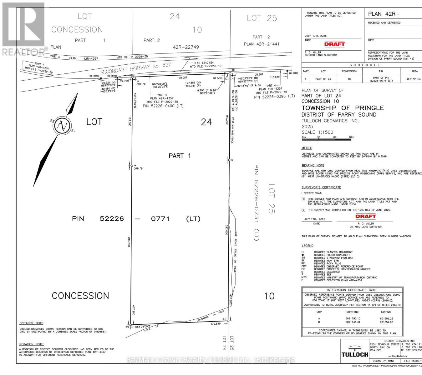0 Hwy 522 Highway, Parry Sound Remote Area (Pringle), ON