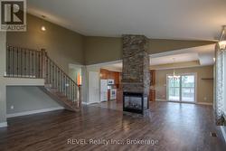 Open concept living area with dining and kitchen -