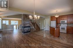 View from dining room towards front entrance -