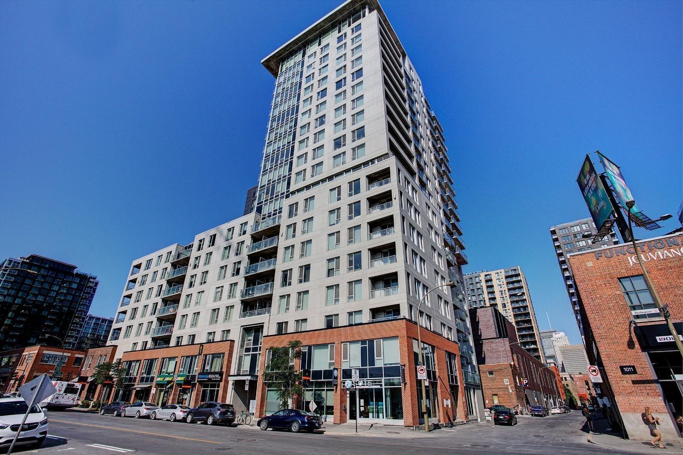 Frontage - 704-1045 Rue Wellington, Montréal (Le Sud-Ouest), QC - Outdoor With Balcony With Facade