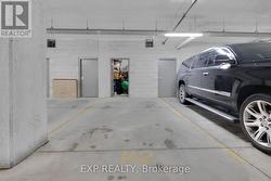 Parking space and storage locker -