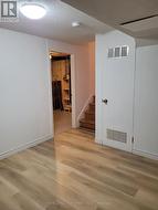 View toward laundry/storage area -