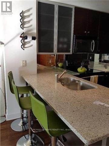 1206 - 438 King Street W, Toronto, ON - Indoor Photo Showing Kitchen With Double Sink