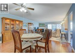 Open concept living - dining to living room. -