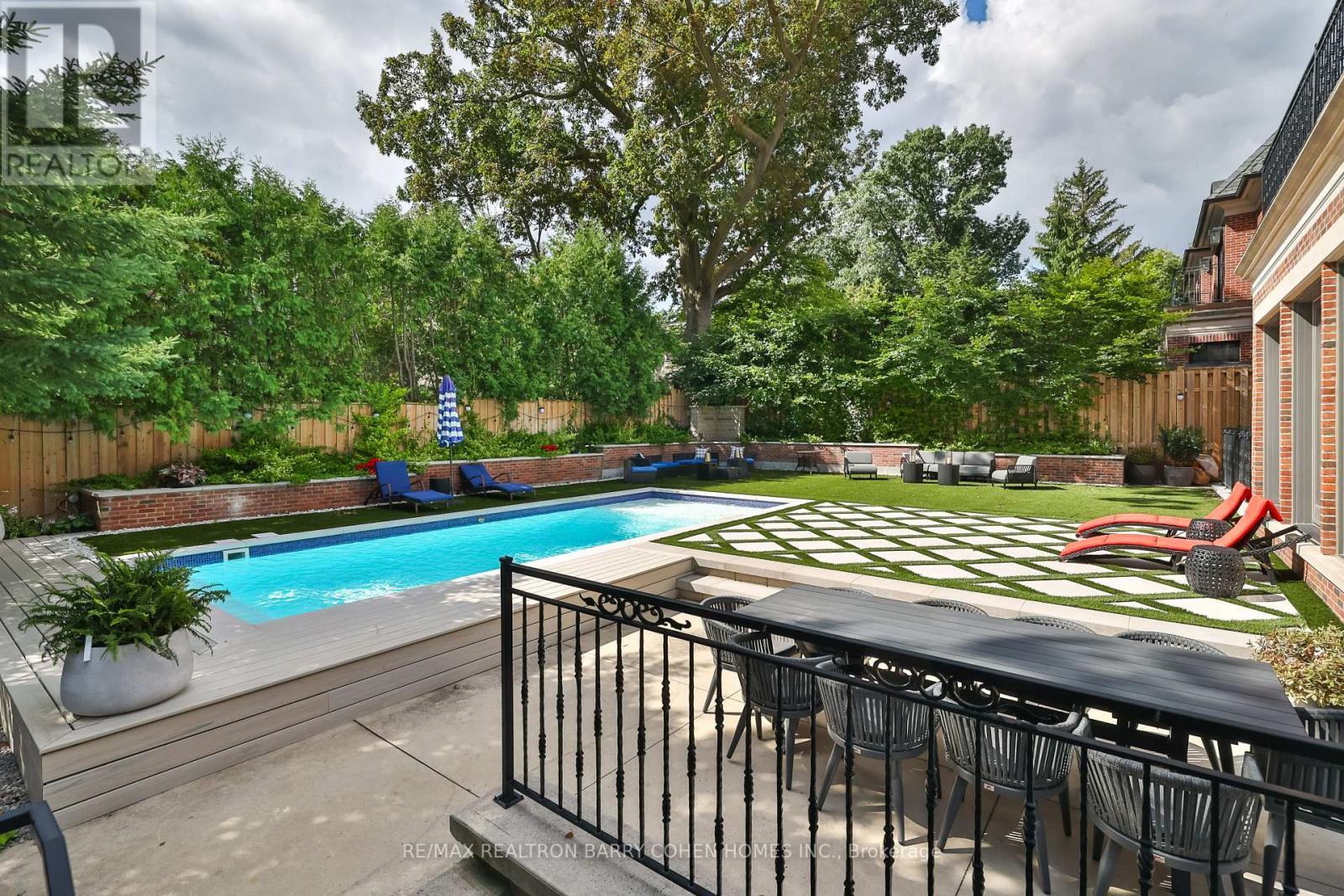 33 Stratheden Road, Toronto, ON - Outdoor With In Ground Pool With Backyard