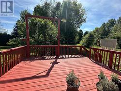 Large back deck -