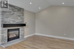 sun filled living room - gas fireplace -