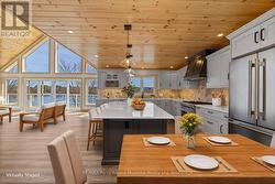 Kitchen/ Dining, virtually staged -