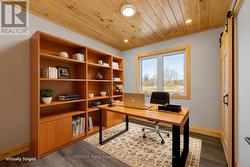 Office, virtually staged -