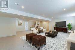 Lower Level Family Room Virtual Staging - 